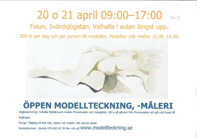 Heldagar med modellstudie 20-21 april 2013